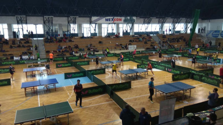 Első alkalommal ping pongoztunk Kézdivásárhelyen!